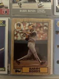 Topps Barry Bonds Rookie 320 Missing Bottom 3. | eBay