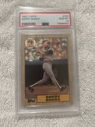 1987 Topps Barry Bonds Psa 10 | eBay