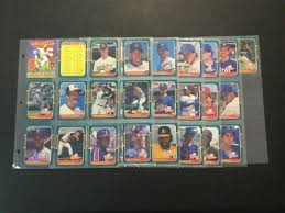 1987 Donruss THE ROOKIES COMPLETE Card Set 1-56 GLOSSY W/ Puzzle (BO JACKSON RC) | eBay