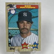 1987 Topps All Star #606 Don Mattingly New York Yankees ...