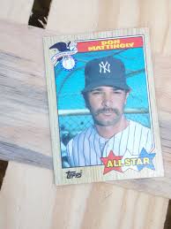 Topps Allstar Cards / 1986 AL Leaders Cards / Don Mattingly ...