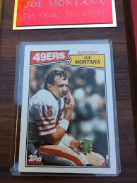Vintage Joe Montana San Francisco 49ers Plaque With 4 Cards ...