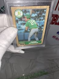 1987 Topps Mark McGwire PSA 10 Gem Mint 🔥 | eBay Australia