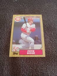 1987 Topps Pete Rose Cincinnati Reds Baseball Card #200 | eBay
