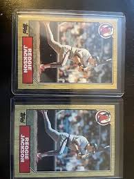 REGGIE JACKSON 27 Baseball Card Lot Yankees/ Angels “Mr. October” HOF | eBay