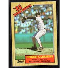 1987 Topps Roger Clemens 1986 Record Breaker - Card #1 ...