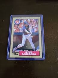 Ryne Sandberg CARD TOPPS CHEWING GUM 1987 T10-282 | eBay