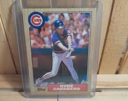 ライン・サンドバーグ 1987 Topps ベースセット ベースボール ...