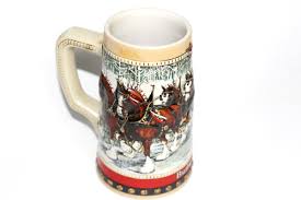 Collectibles Vintage Budweiser Beer Ceramic Stein Mug 1988 ...
