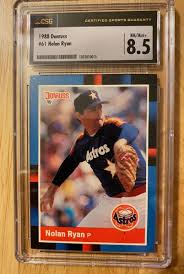 1988 Donruss Nolan Ryan # 61, CSG Graded: Near Mint/Mint + 8.5 | eBay