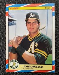 1988 Fleer Superstars Insert Jose Canseco #5 - Oakland ...