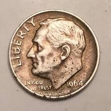 1964 Roosevelt Dime - Etsy