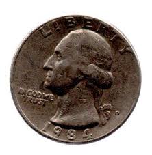 Granny Estate Find -1984 D Washington Quarter - Ungraded Abt ...