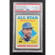 1988 ANDRE DAWSON Signed Topps All-Star Card-HALL OF FAME ...