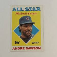 Andre Dawson All Star National League 1988 Topps Baseball ...
