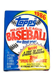 Vintage Topps Baseball Card Packs Choice of Unopened Wax ...