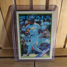 Bo Jackson 1988 Baseball Card - Etsy