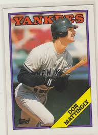 1988 Topps Error Don Matttingly front and Dwight Gooden back ...