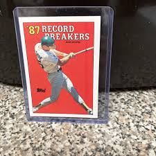 1988 Mark Mcgwire Topps 87' Record Breakers Very Rare Three Error OVER COLORING | eBay