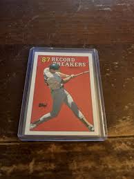 1988 Topps - Record Breakers #3 Mark McGwire | eBay