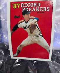 Vintage Topps MLB Card #6 Nolan Ryan '87 | Mercari