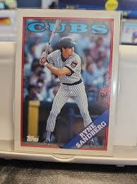 1988 Topps Ryan Sandberg #10 Chicago Cubs very rare | eBay