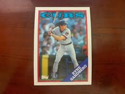 1988 Topps - Ryne Sandberg #10 for sale online | eBay