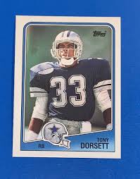 1988 Topps Tony Dorsett Football Card #262 Dallas Cowboys ...