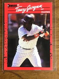 Donruss Tony Gwynn Baseball Card, 1990, Padres Card 86 ...