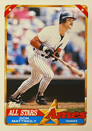 Don Mattingly 1990 Topps New York Yankees Baseball Ames All ...