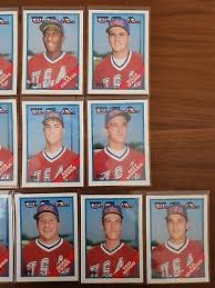 1988 Topps Traded USA Team (16 Card Lot) | eBay
