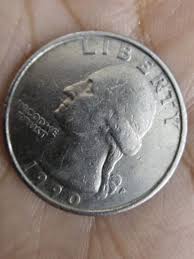 1990 P MARKED QUARTER COIN | eBay