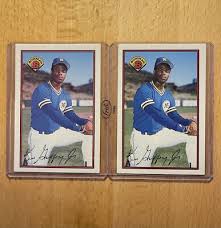 EXTREMELY RARE ERROR card with BONUS CARD - Ken Griffey Jr. Rookie #220 | eBay UK