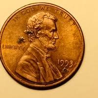 1993D error penny | Mercari