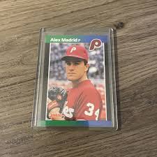 1989 Donruss Alex Madrid ERROR #604 Baseball Card No Period Inc RARE | eBay