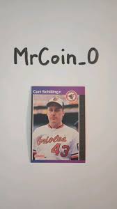 1989 Donruss Curt Schilling rookie baseball card (Rare Cut ...