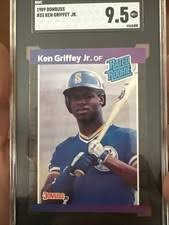 Las mejores ofertas en Calidad Original Donruss Ken Griffey Jr 9.5 Tarjetas de Colección de Deportes y accesorios de béisbol | eBay