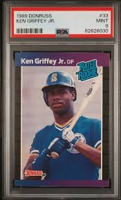 Ken Griffey Jr - 1989 Donruss Rated Rookie Card PSA 9 Gem Mint -- Graded, Authenticated, Encased by PSA - Etsy
