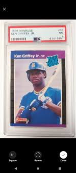 1989 Donruss Ken Griffey Jr. - RATED ROOKIE - ERROR ...