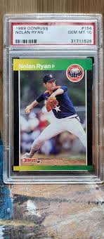 1989 Donruss Nolan Ryan Houston Astros PSA 10 Gem Mint - Etsy