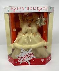 1989 Mattel BARBIE Toy Doll Christmas Special Edition Happy ...