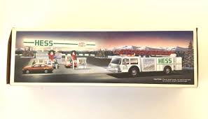 1989 Hess Toy Fire Truck NEW IN BOX NIB Dual Sound Siren Untested | eBay