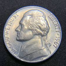 1967 US Jefferson Nickel NMM Proof-like Luster-Excellent ...