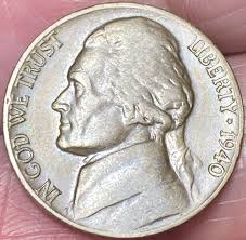 1940-P Jefferson Nickel Beautiful Brilliant Toned Coin #1 | eBay