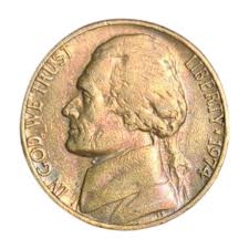 Nickel Golden Color 1974 - Etsy