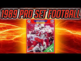 The First Pro Set Football Cards From 1989! (Barry Sanders ...