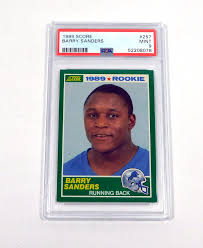 Amazon.com: 1989 Score Barry Sanders #257 Rookie Lions PSA 9 ...