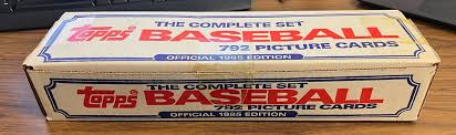 1985 Topps Baseball Factory Set (White Box w/Print) Sealed ...