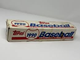 OPEN BOX 1990 TOPPS BASEBALL THE COMPLETE SET 792 PICTURE ...