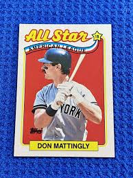 New York Yankees 1st Baseman Don Mattingly 1988 All-Star ...